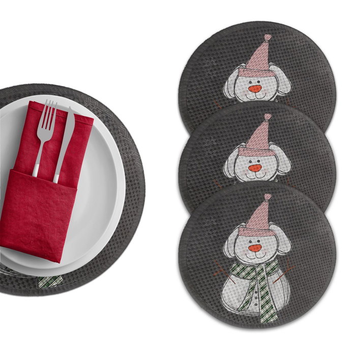 Hermia Set de 4 Salvamanteles Multicolor de 37 cm